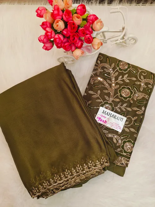 DESIGNER SAREE WITH WORK BLOUSE DS20